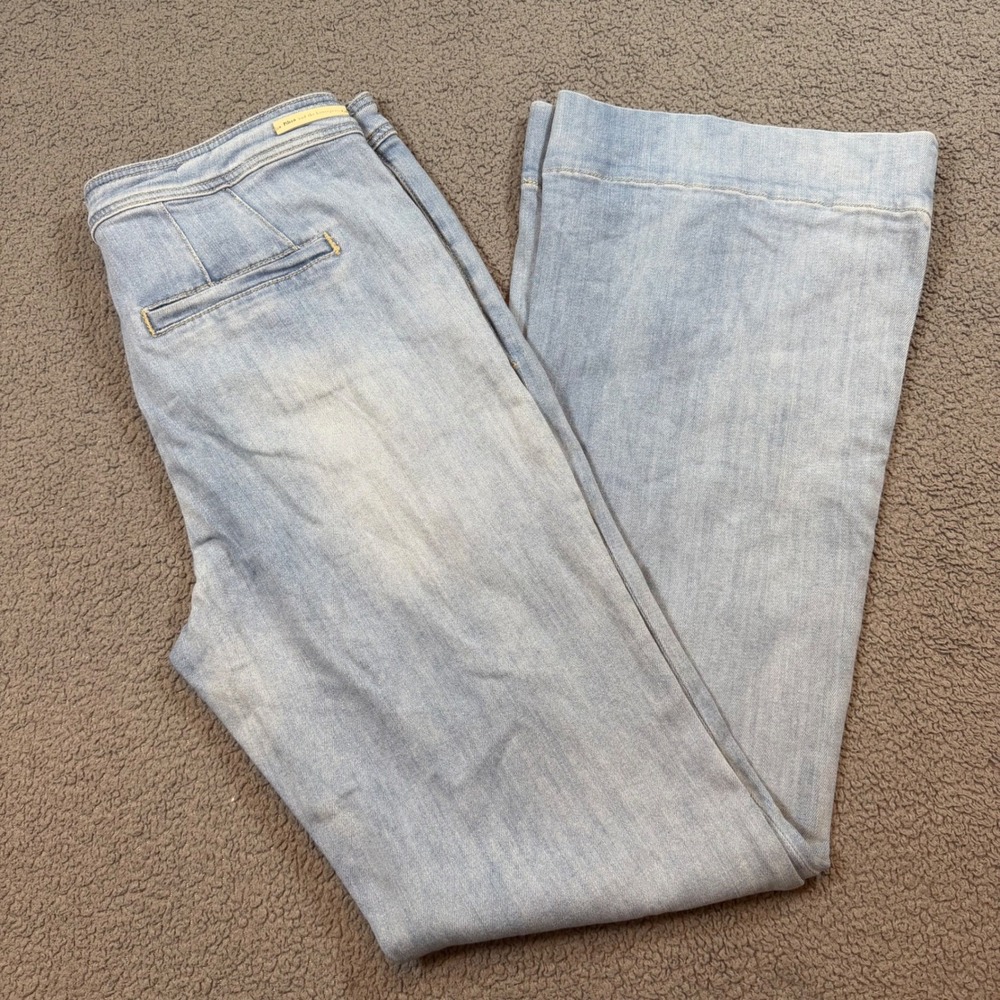 Pilcro and the Letterpress Anthropologie High Rise Bootcut Light Wash Jeans 30